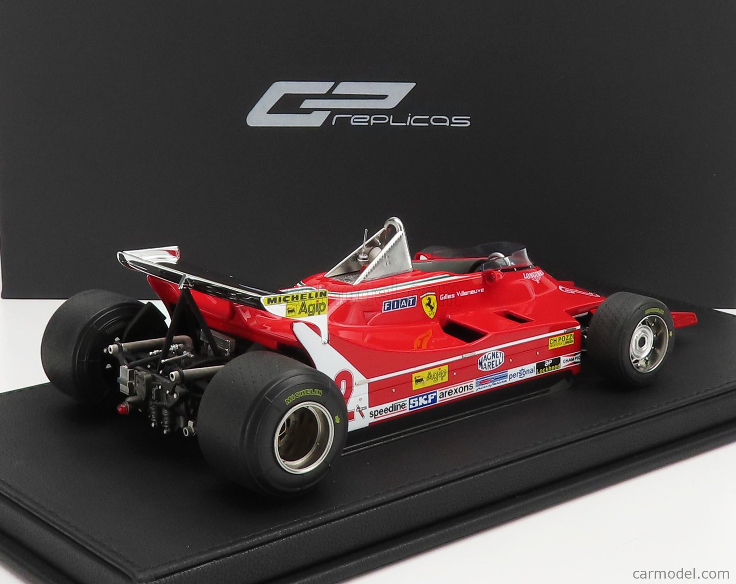 Modèle Réduit Ferrari 312 T5 Gilles Villeneuve 1980 – échelle 1/24, Die-cast, Par Centauria