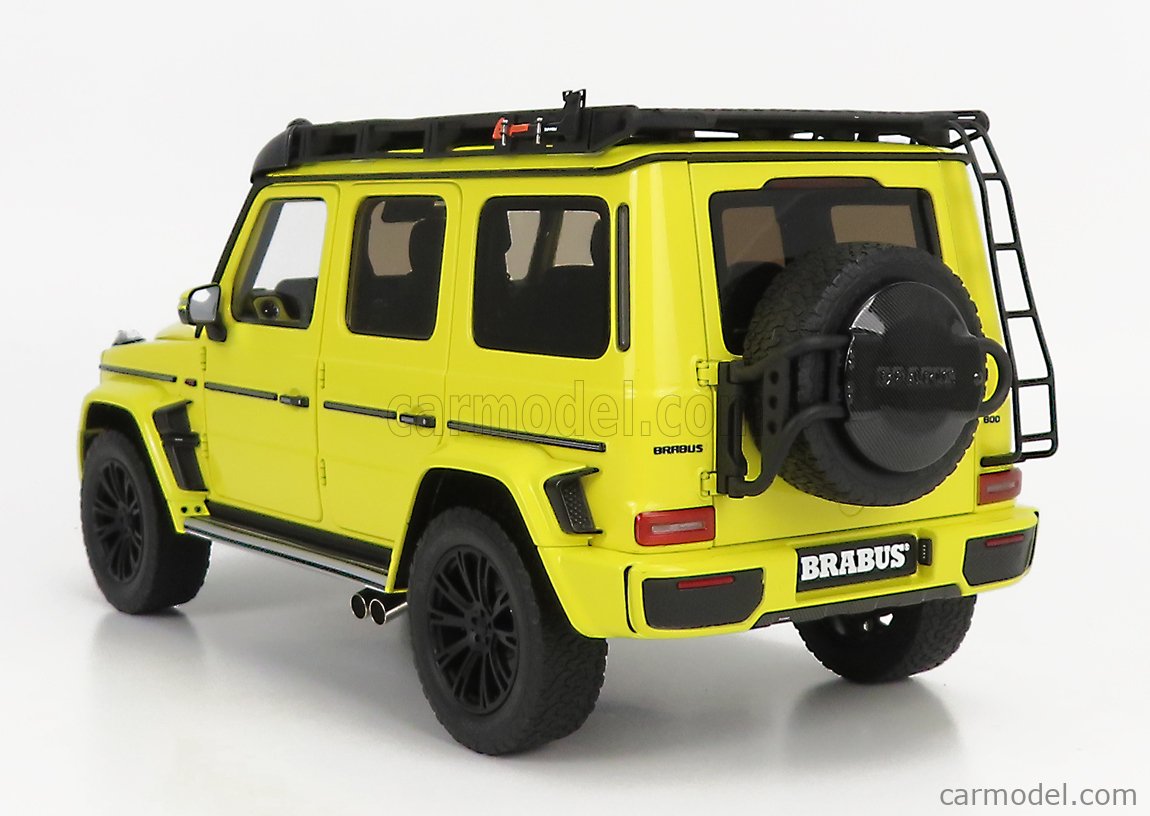 ALMOST-REAL ALM860513 Scale 1/18  MERCEDES BENZ G-CLASS G63 BRABUS AMG (W463) V8 BITURBO WITH ADVENTURE PACKAGE 2020 ELECTRIC BEAM YELLOW
