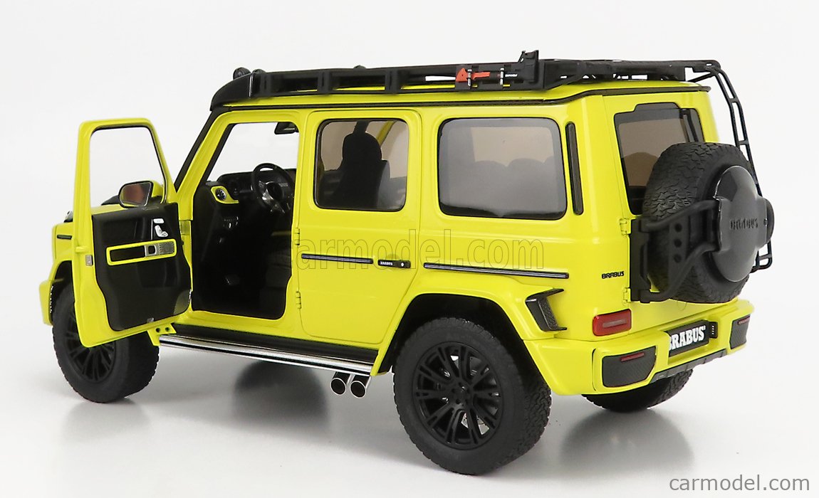 ALMOST-REAL ALM860513 Масштаб 1/18  MERCEDES BENZ G-CLASS G63 BRABUS AMG (W463) V8 BITURBO WITH ADVENTURE PACKAGE 2020 ELECTRIC BEAM YELLOW