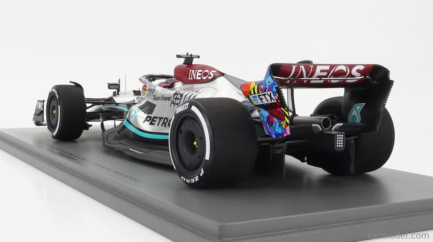 Mercedes AMG F1 W13E Miami 2022 Hamilton Spark 1/43 - Les Miniatures