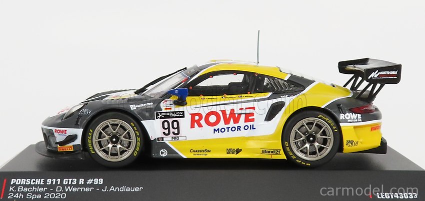 IXO-MODELS LEGT43033 Masstab: 1/43 | PORSCHE 911 991 4.0L GT3 TEAM ROWE ...