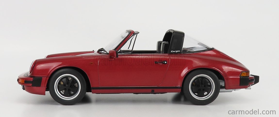 KK-Scale 1:18 Porsche 911 SC Targa Ano De Construção 1983 Vermelho Escuro Metalico Kkdc180841