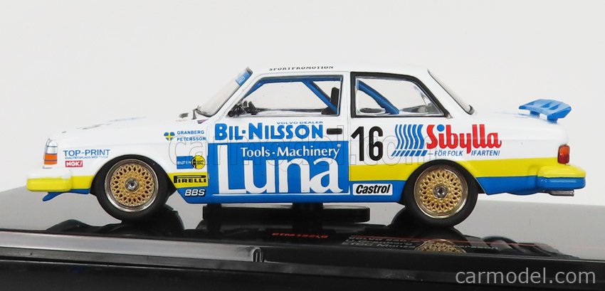 IXO 1:43 Volvo 240 #16 Granberg/Petersson - ETCC Monza 1984 - GTM152LQ