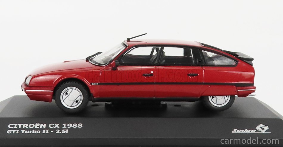 SOLIDO 4311702 Masstab: 1/43  CITROEN CX 2400 GTi TURBO 2 1990 RED MET