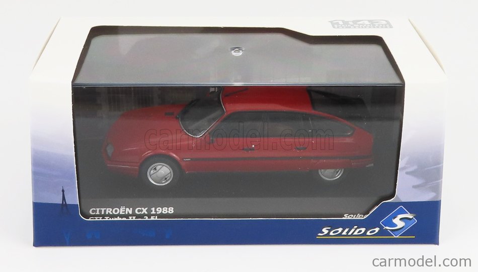 SOLIDO 4311702 Масштаб 1/43  CITROEN CX 2400 GTi TURBO 2 1990 RED MET
