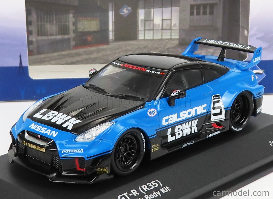 SOLIDO 4311202 Scale 1/43 | NISSAN GT-RR (R35) LB WORKS COUPE CALSONIC ...