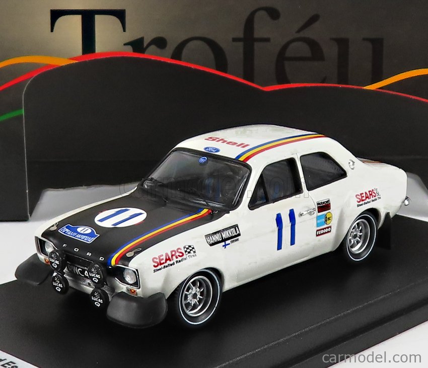 FORD ENGLAND - ESCORT MKI (night version) N 11 RALLY ACROPOLIS 1972  H.MIKKOLA - H.LIDDON