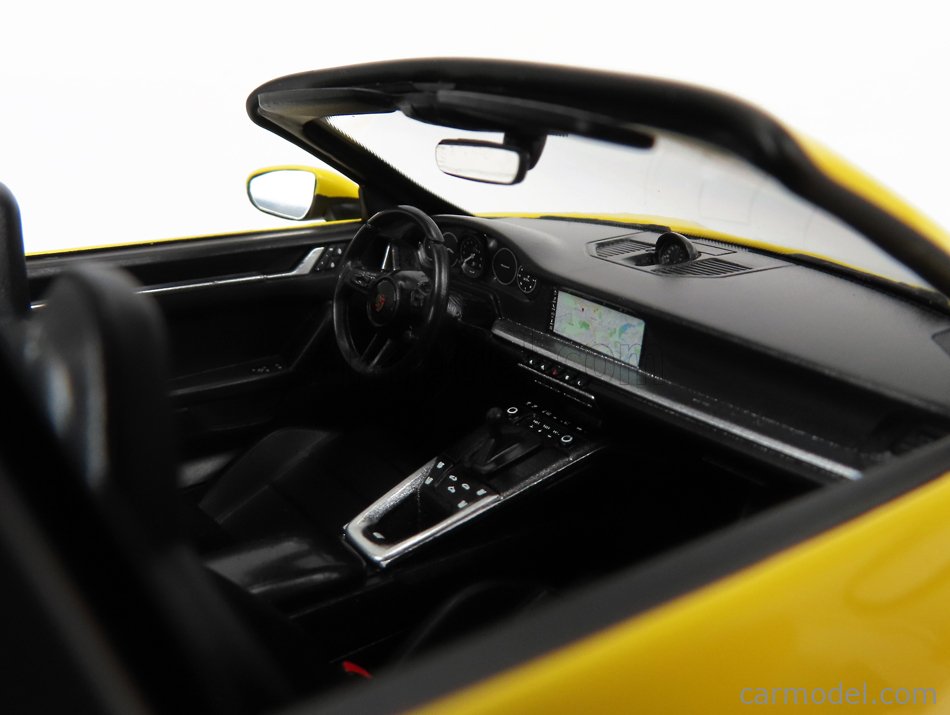 Porsche 992 Targa 4 GTS Spider 2021 – Miniature Minichamps 1/18 – Blanche – Collection