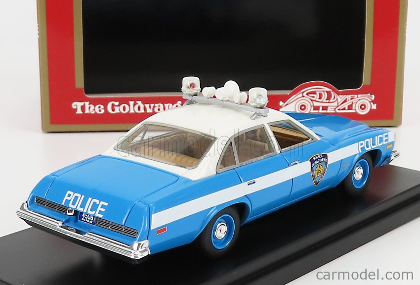 GOLDVARG GCNYPD004 Scala 1/43  BUICK CENTURY NEW YORK POLICE DEPARTEMENT 1974 BLUE