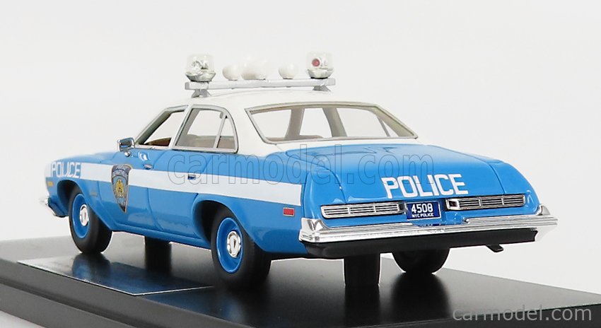 GOLDVARG GCNYPD004 Scala 1/43  BUICK CENTURY NEW YORK POLICE DEPARTEMENT 1974 BLUE
