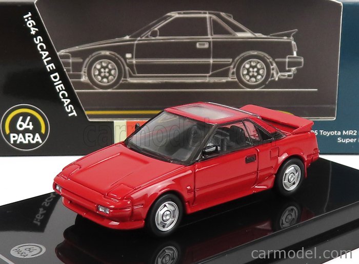 PARAGON-MODELS PA-55361 Scale 1/64 | TOYOTA MR2 MKI 1985 RED