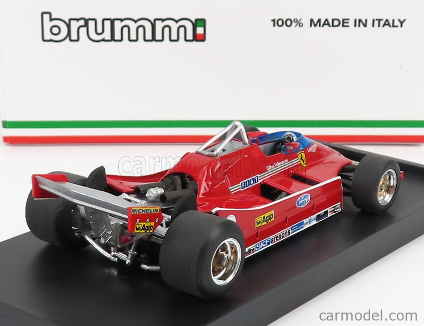 BRUMM R447-UPD-2022 Scale 1/43 | FERRARI F1 126C TURBO N 2 PRACTICE ...