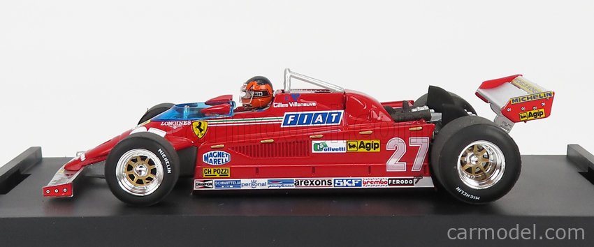 BRUMM R367-CH-UPD-2022 Scale 1/43 | FERRARI F1 126CK TURBO N