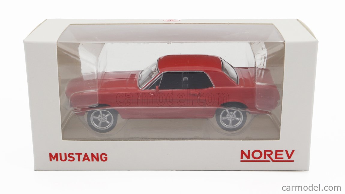 NOREV 270580 Scale 1/43 | FORD USA MUSTANG COUPE 1968 RED