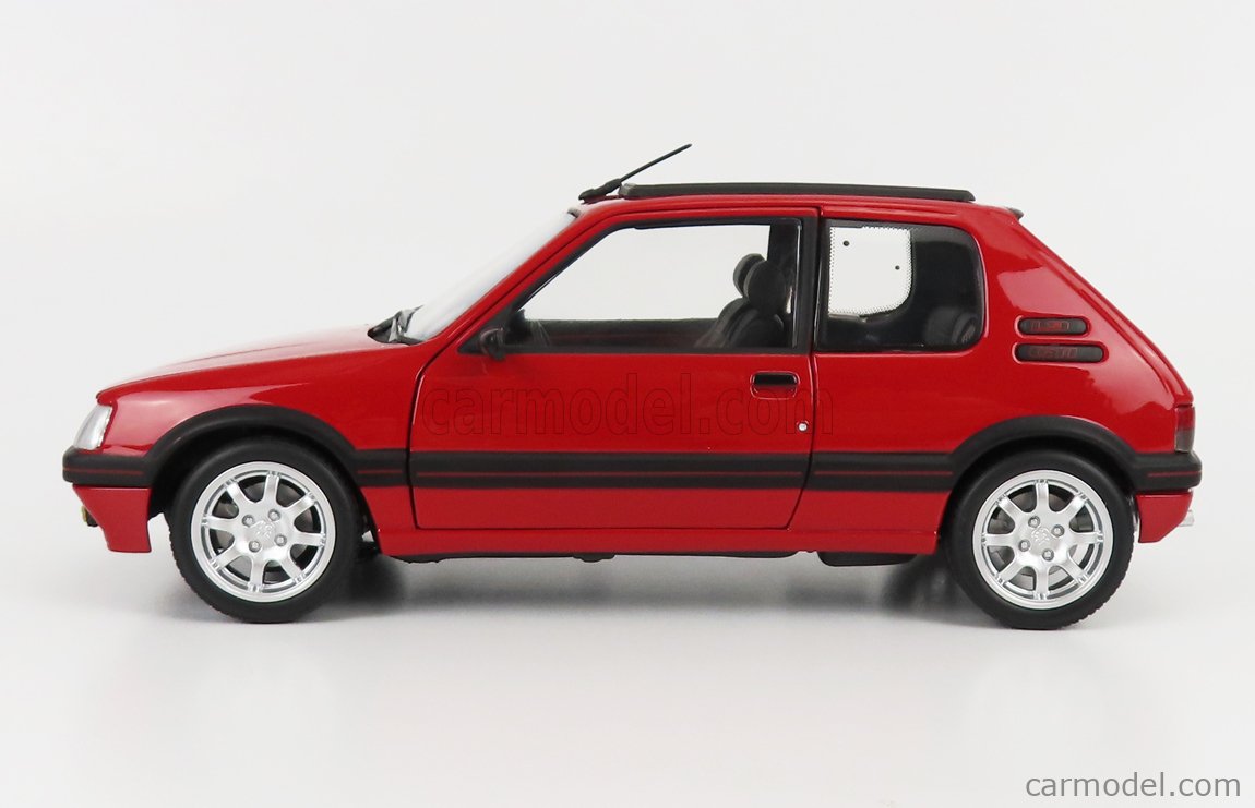 NOREV 184848 Scale 1/18  PEUGEOT 205 GTi 1.9 PTS RIMS 1991 RED