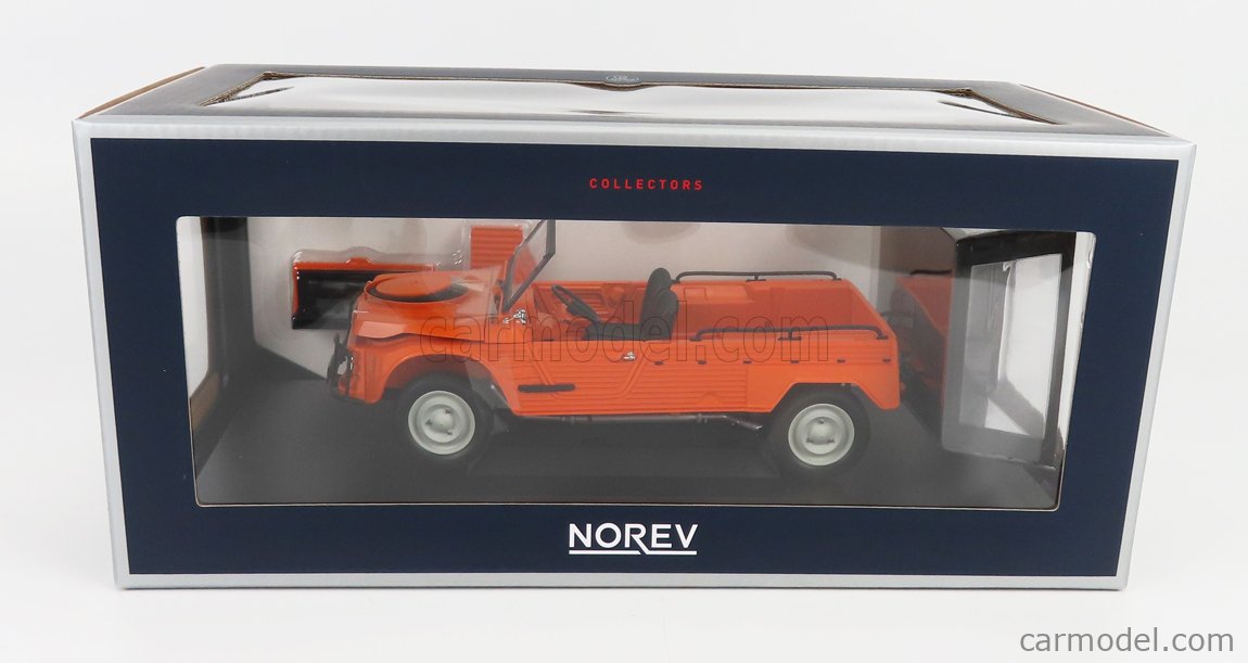 NOREV 181654 Scale 1/18 | CITROEN MEHARI 4x4 KIRGHIZ 1979 ORANGE