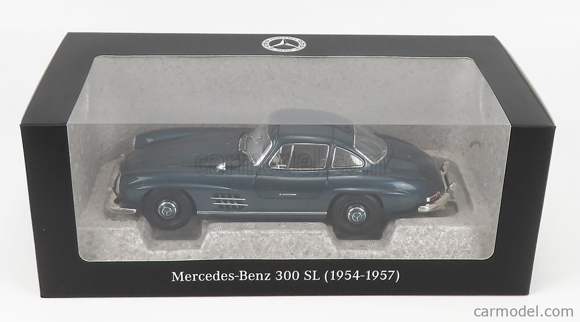 NOREV B66040674 Scale 1/18 | MERCEDES BENZ 300SL COUPE GULLWING (W198) 1955  MIDDLE BLUE MET