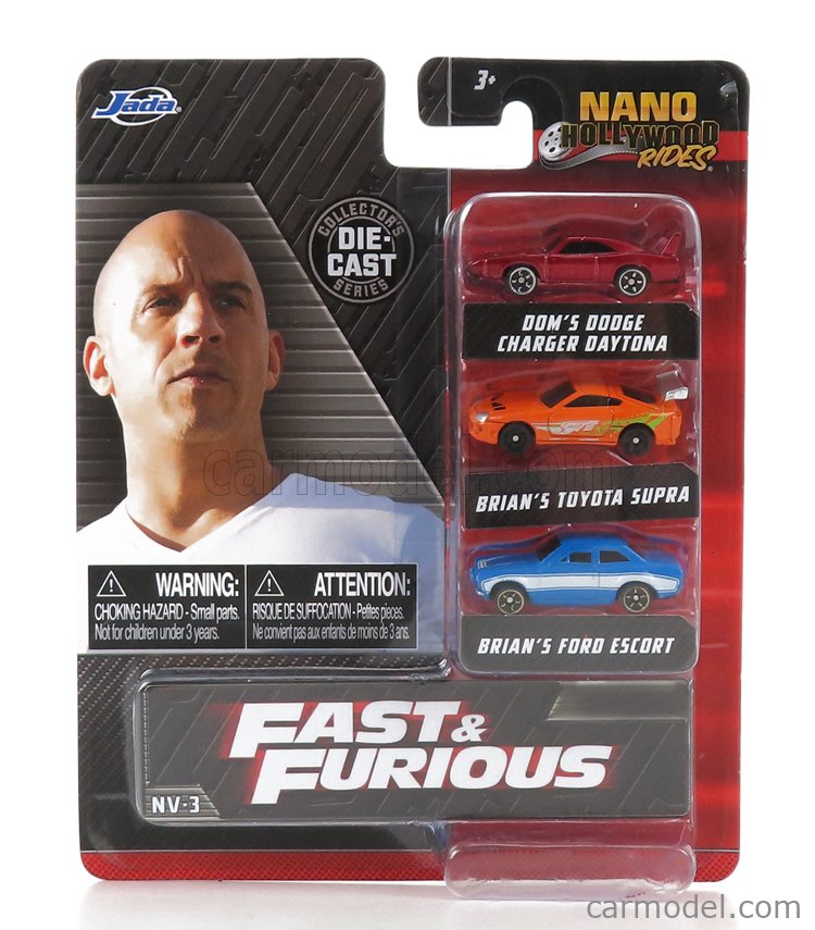 JADA 253201001 Scale 1/87 | TOYOTA SET 3X ASSORTMENT FAST & FURIOUS ...