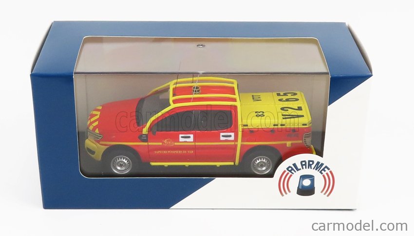 FORD RANGER DOUBLE CABINE SAMU 83 ALARME 1/43 Réf