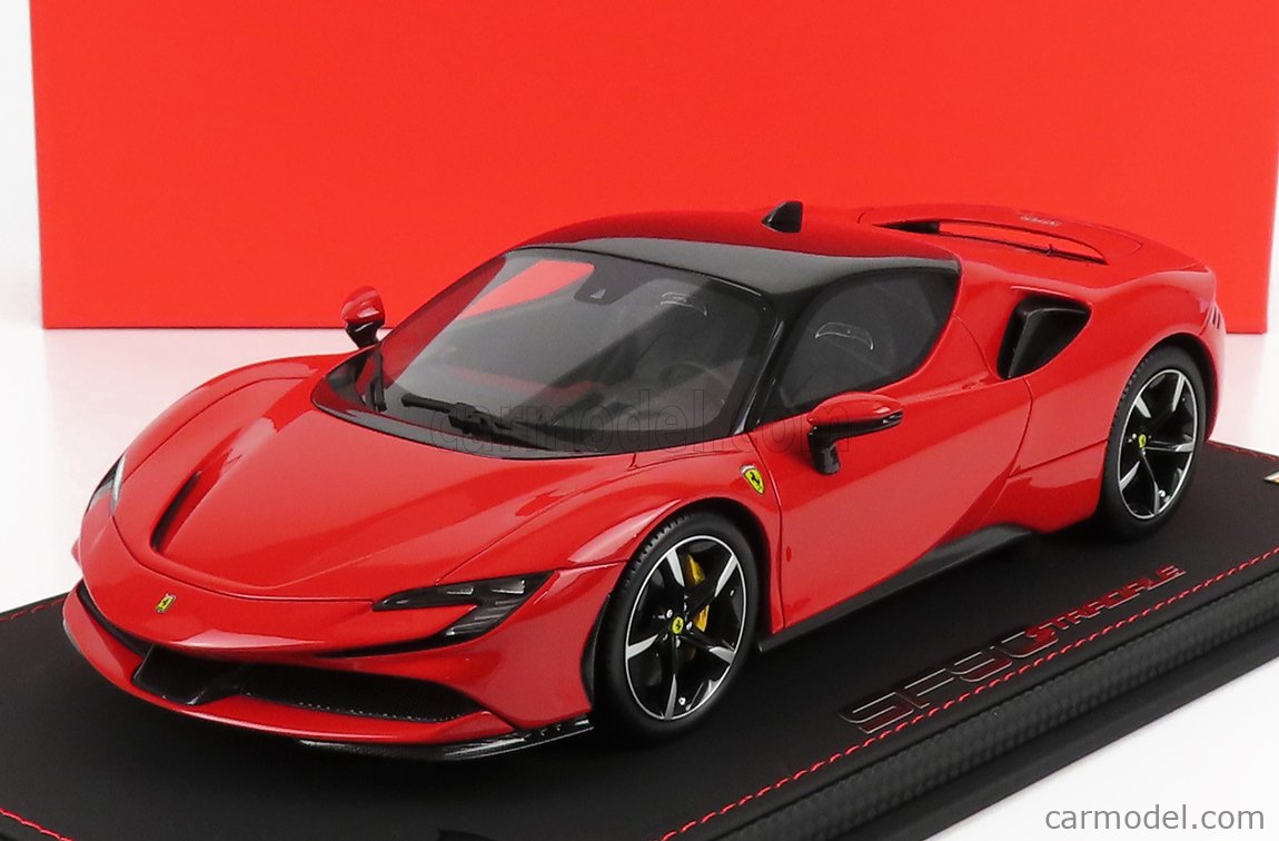 FERRARI - SF90 STRADALE HYBRID 1000hp 2019 - CON VETRINA - WITH SHOWCASE