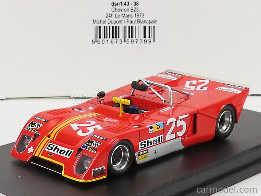 ミニカー　1/43 シェブロン B23 1973年ルマン24時間 Michel Dupont / Paul Blancpain #25 [dsn38] トロフュー 1/43 シェブロン B23 1973 ルマン24H #25 M.Dupont