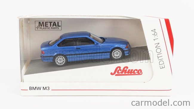 SCHUCO 452027200 Scala 1/64  BMW 3-SERIES M3 (E36) COUPE 1992 BLUE MET