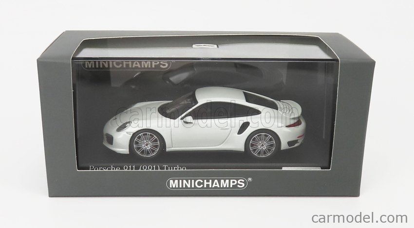 MINICHAMPS CA04316058 Scale 1/43  PORSCHE 911 991 TURBO S 2014 WHITE