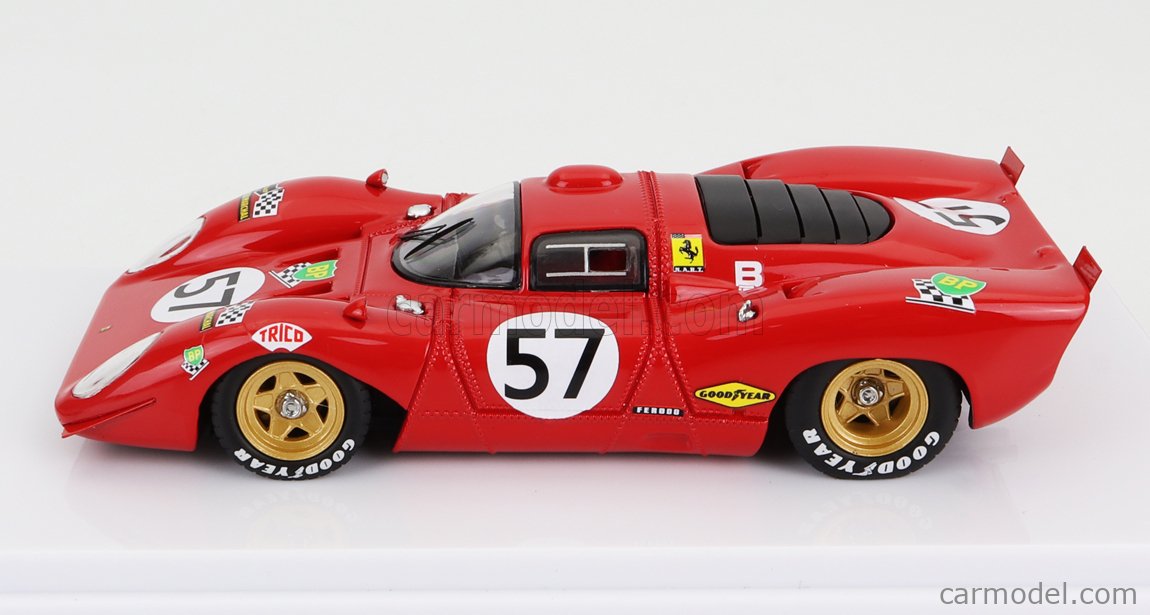 Best Ferrari 312P 3.0L V12 Coupé 1969 Rouge 1/43 BE9142-2 (neuf)