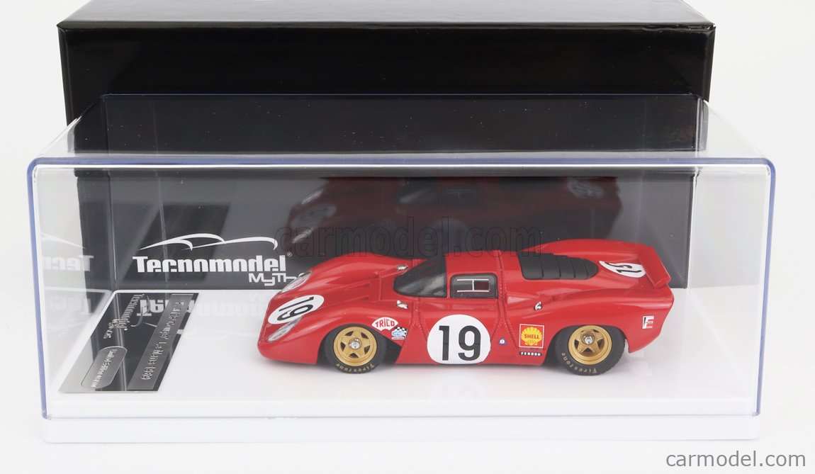 TECNOMODEL TM43-05C Scale 1/43 | FERRARI 312P COUPE N 19 24h LE MANS ...