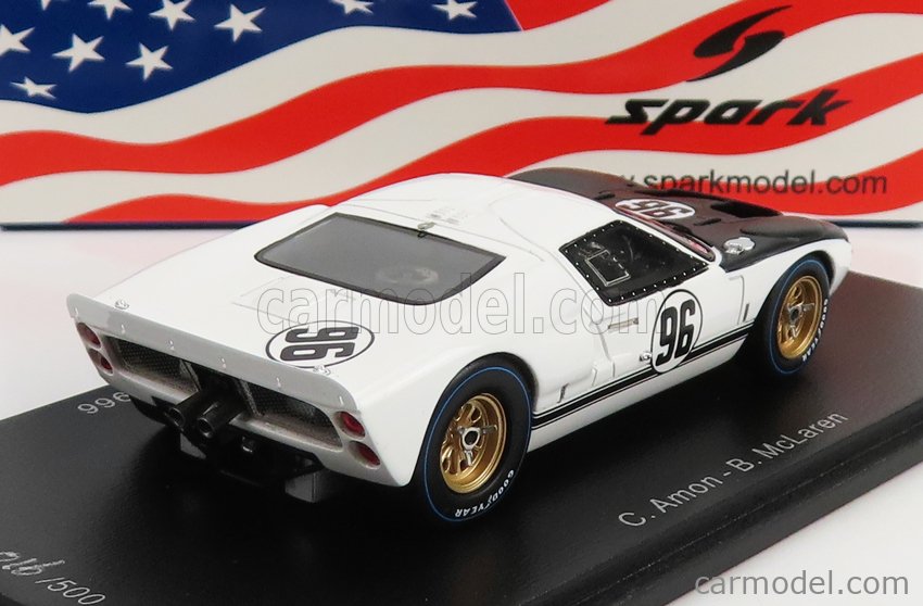 FORD USA - GT40 4.7L V8 MKII N 96 5th 24h DAYTONA 1966 B.McLAREN - C.AMON