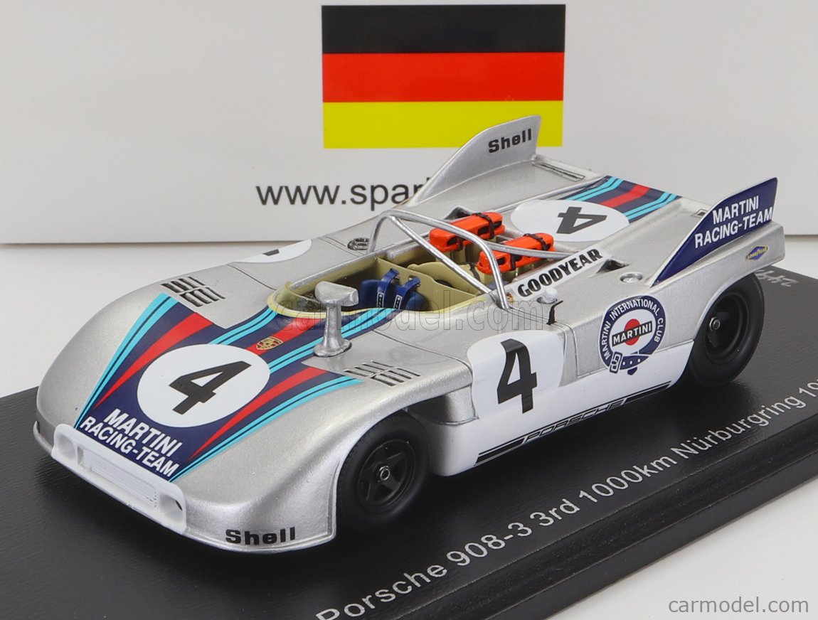 SPARK-MODEL SG518 Scale 1/43 | PORSCHE 908/3 SPIDER TEAM MARTINI
