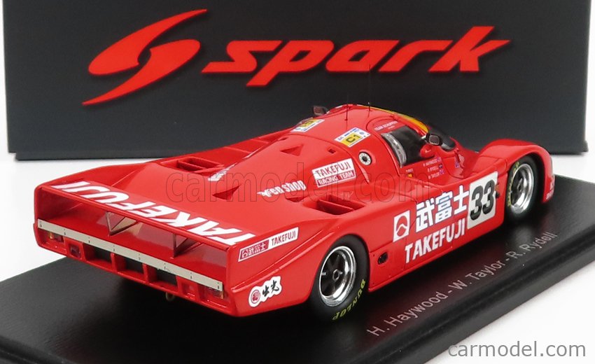 SPARK MODEL S9880 Scale 1 43 PORSCHE 962C 3 0L TURBO TEAM SCHUPPAN N