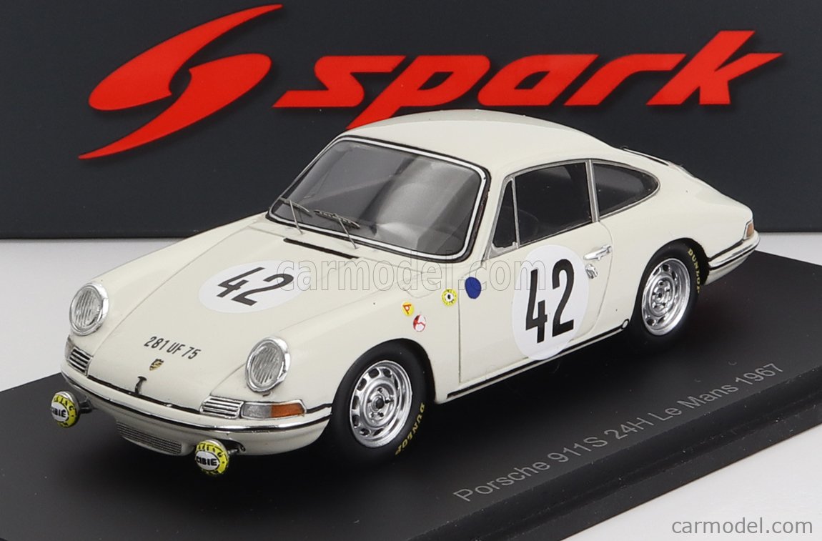 Porsche 911 S 35 24 Heures du Mans 1966 Spark S9735 - Miniatures Autos