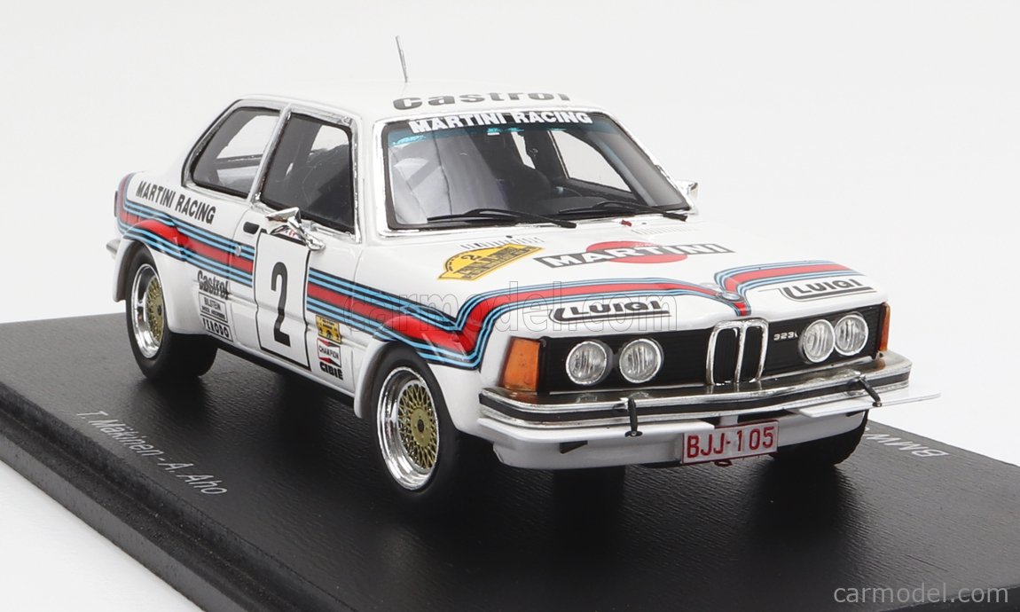 BMW - 3-SERIES 323 Gr.2 TEAM MARTINI RACING N 2 RALLY DU CONDROZ 1980  T.MAKINEN - A.AHO