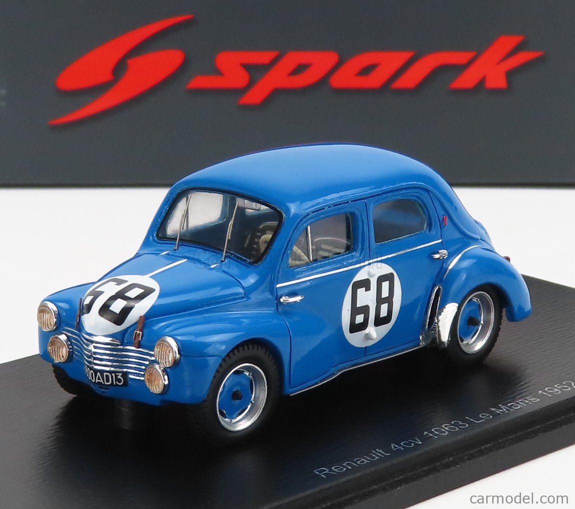 SPARK-MODEL S5221 Scale 1/43 | RENAULT 4CV 1063 747cc S4 TEAM RNU ...