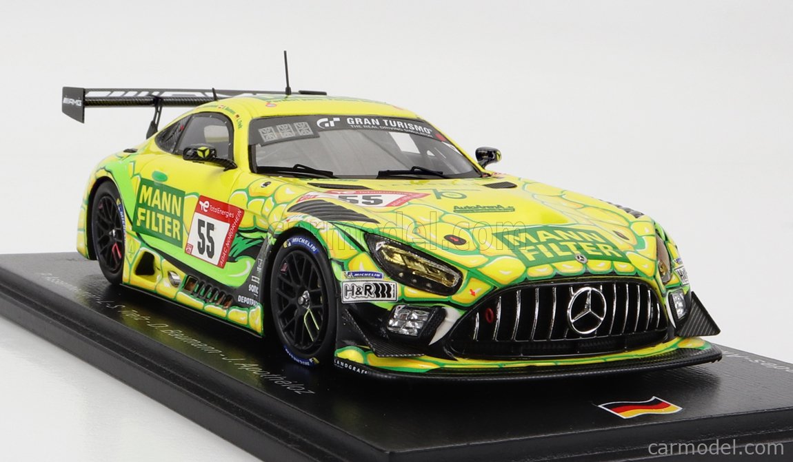 Spark Mercedes AMG GT3 N°84 – Jusuf Owega, DTM 2023, 1/43 Résine