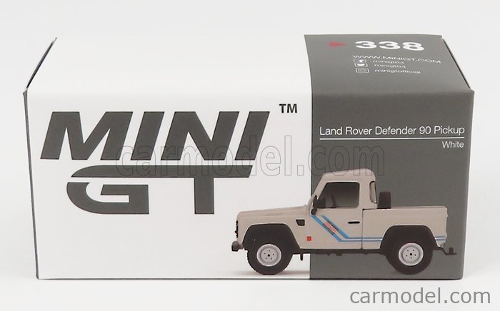 TRUESCALE MGT00338-L Scala 1/64  LAND ROVER DEFENDER 90 PICK-UP OPEN 1983 LHD WHITE