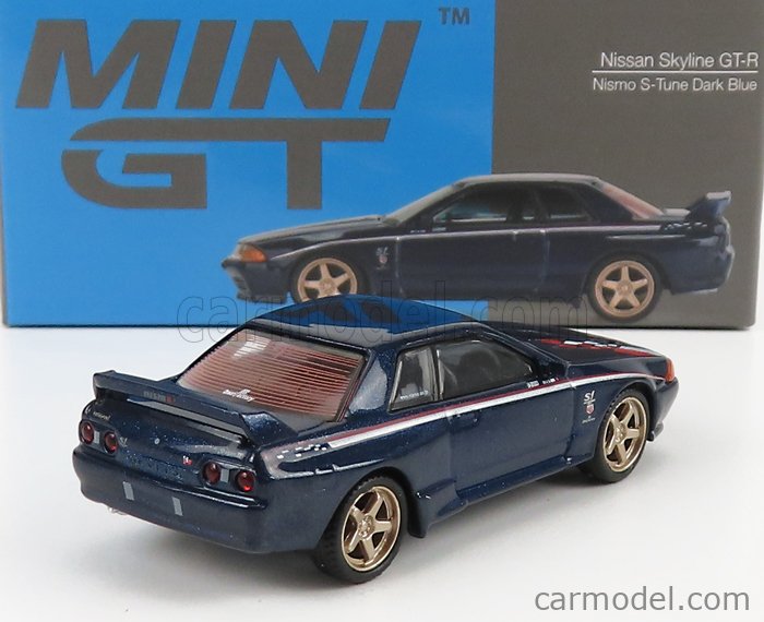 TRUESCALE MGT00326-R Scala 1/64  NISSAN SKYLINE GT-R (R32) NISMO S-TUNE RHD 1992 BLUE