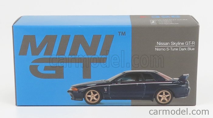 TRUESCALE MGT00326-R Echelle 1/64  NISSAN SKYLINE GT-R (R32) NISMO S-TUNE RHD 1992 BLUE