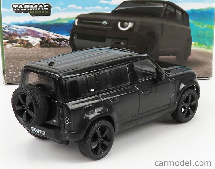 TARMAC T64G-020-BK Scale 1/64 | LAND ROVER NEW DEFENDER 110 2020 BLACK