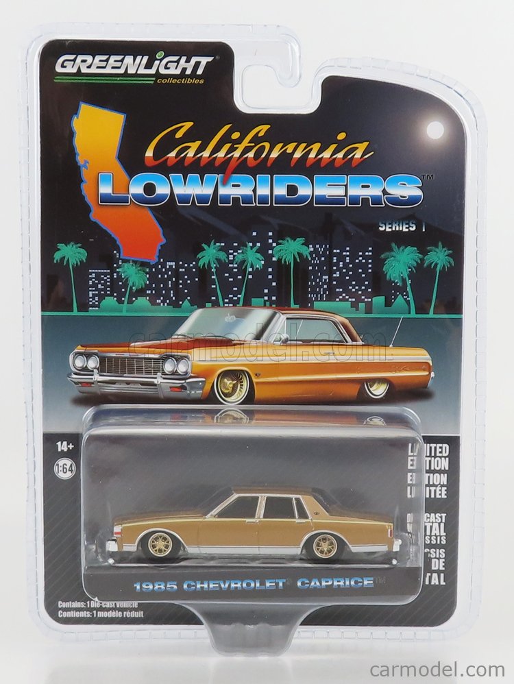 GREENLIGHT 63010C Scale 1/64 | CHEVROLET CAPRICE 1985 GOLD MET