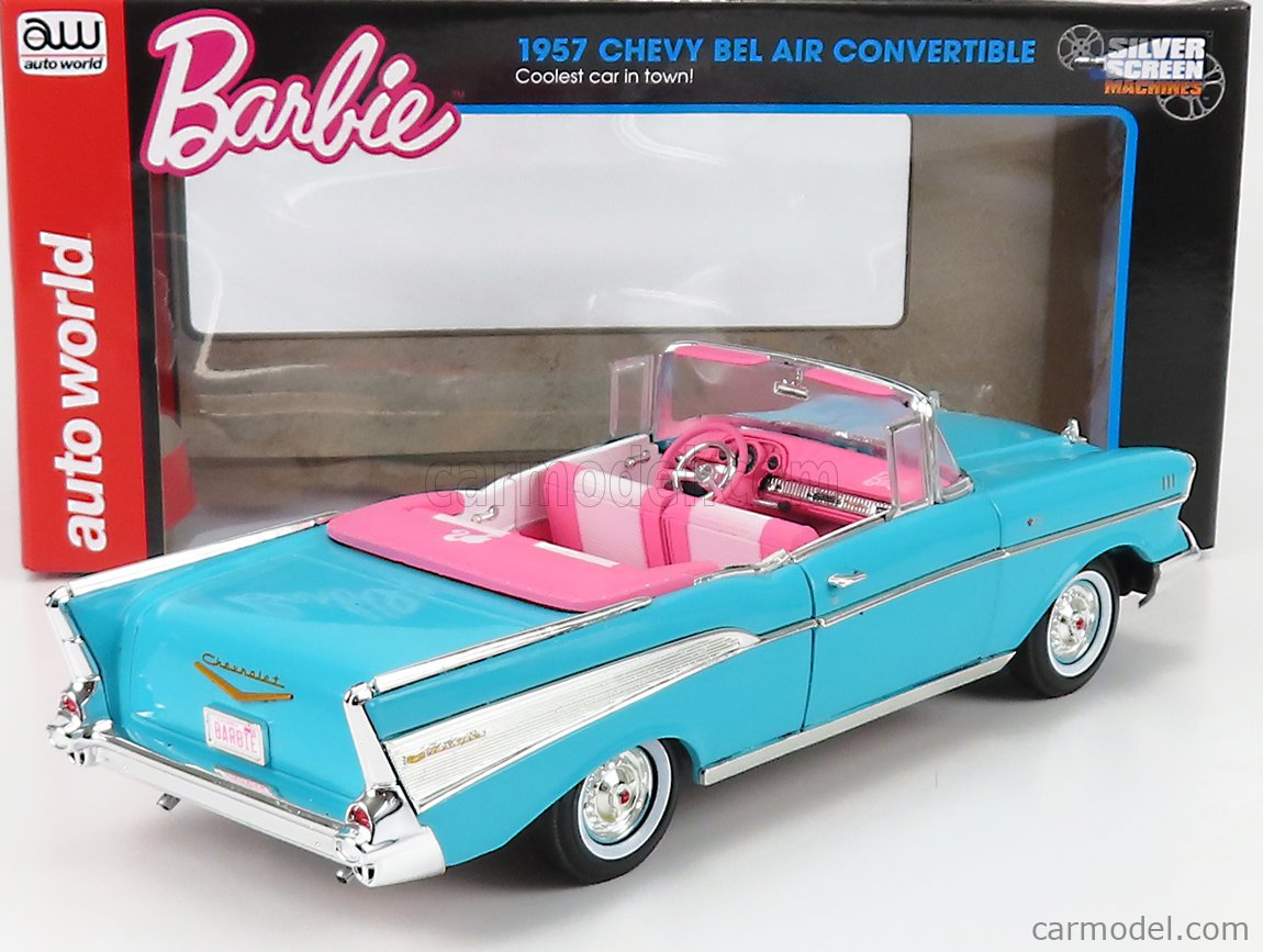 1988 '57 Chevy Bel Air Barbie convertible car, trunk opens