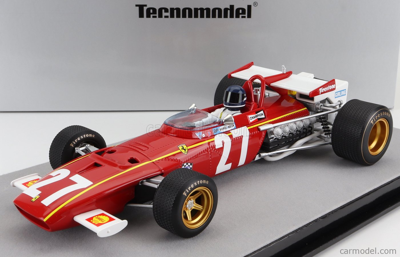 FERRARI - F1 312B N 27 BELGIUM GP (with pilot figure) 1970 JACKY ICKX