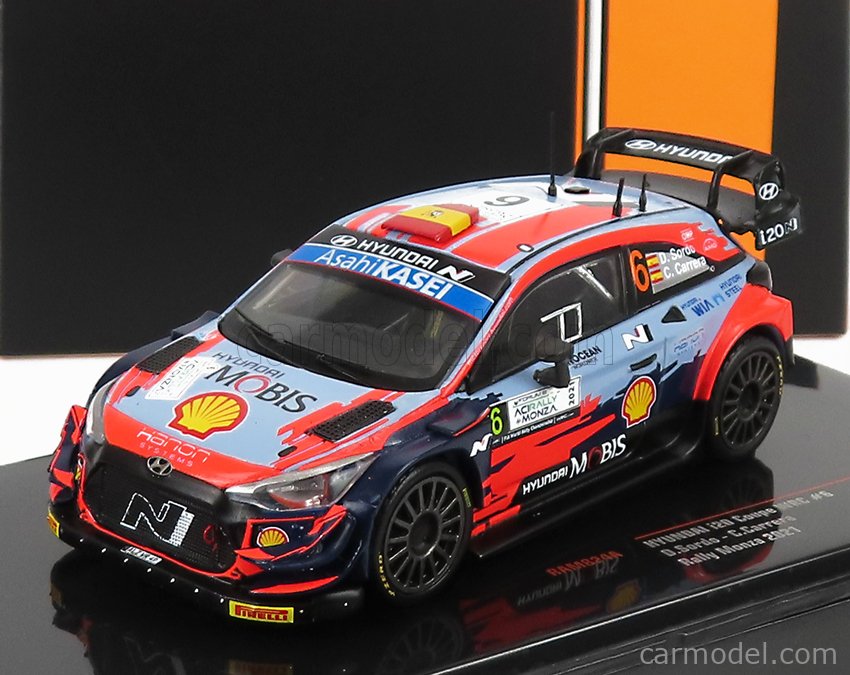 Ixo 1:43 – Hyundai I20 WRC Coupé N°6 – Rallye Monza 2020 – D.Sordo / Barrio