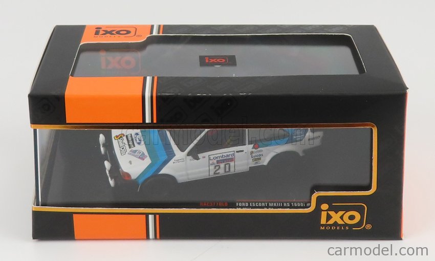 Modèle Réduit Ford Escort MKIII Rallye 1983 - IXOMODELS 1/43, N°20 Wilson/Short