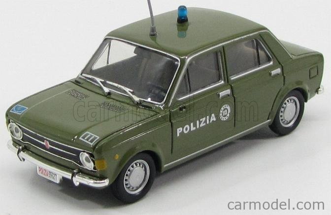 Fiat 238 Ambulanza Polizia 1969 Military Green Edicola 1:43 ITAPOLC025 