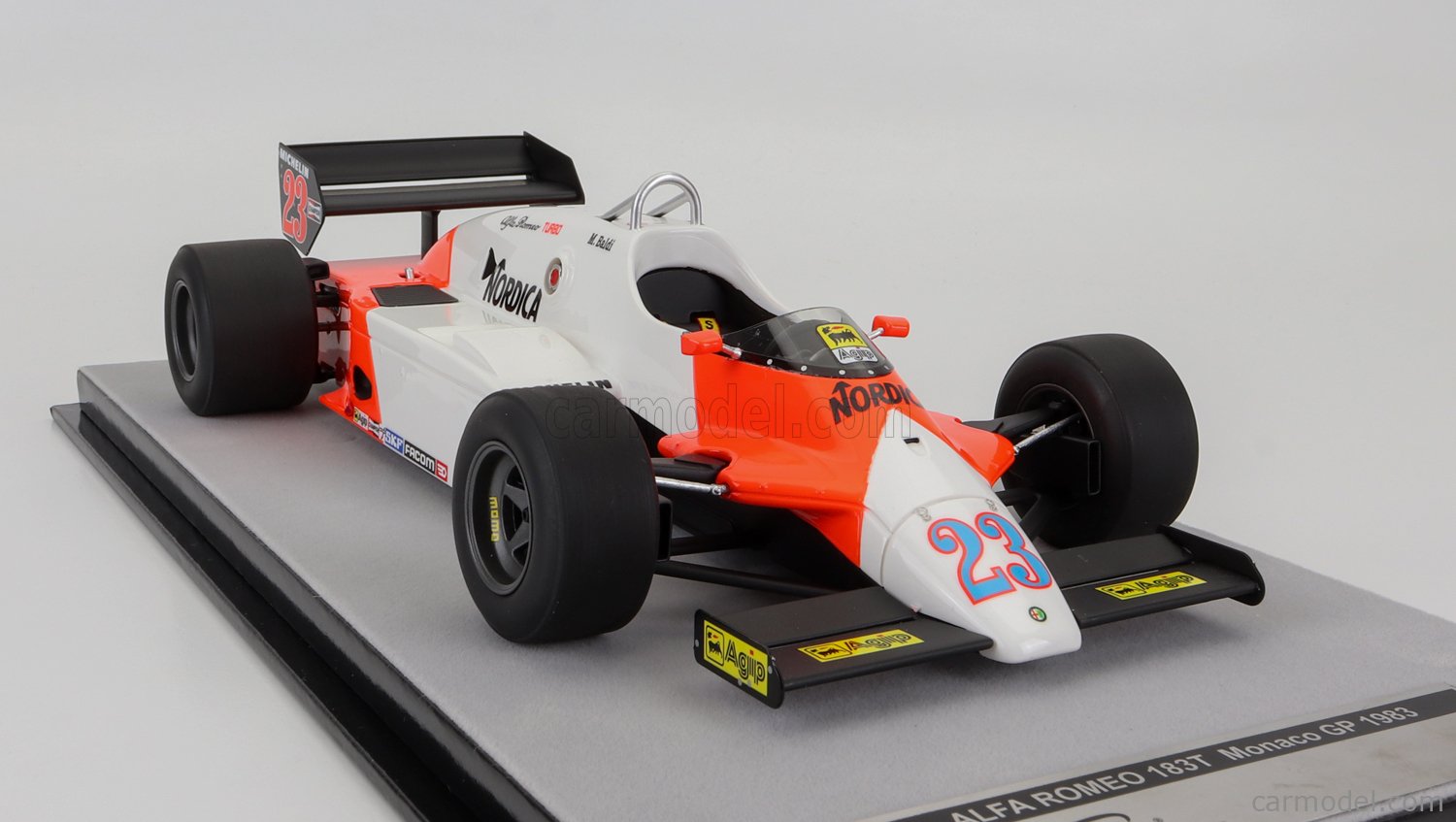 アルファ ロメオ 183T モナコGP 1983 #22 De Cesaris (ミニカー