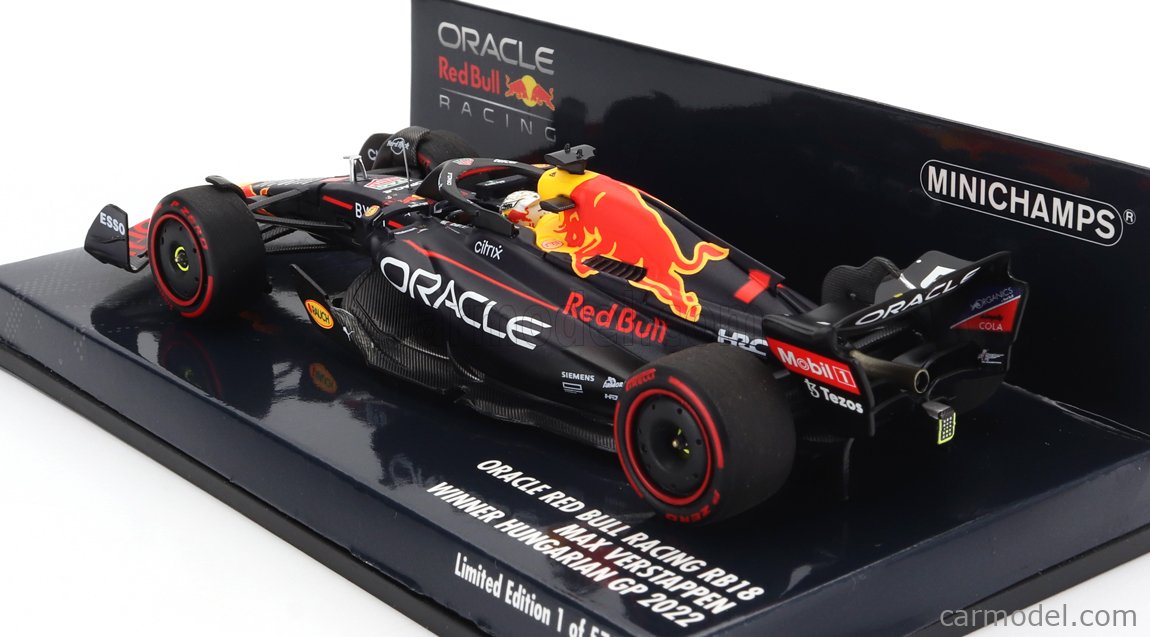 MINICHAMPS 417221301 Scale 1/43 | RED BULL F1 RB18 TEAM ORACLE RED BULL ...