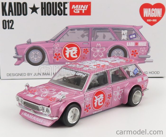 MINIGT 　街道ハウス　DATSUN KAIDO 510 WAGON 1/64 MINI GT KAIDO HOUSE DATSUN 510 WAGON HANAMI V2 LITE