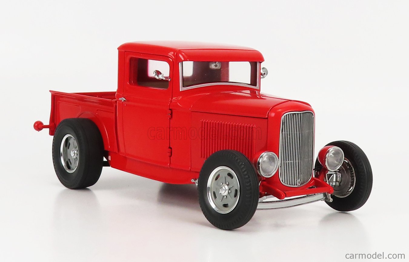 Acme Models A1804100 Scale 118 Ford Usa Pick Up Hot Rod Truck 1932 Red 9916